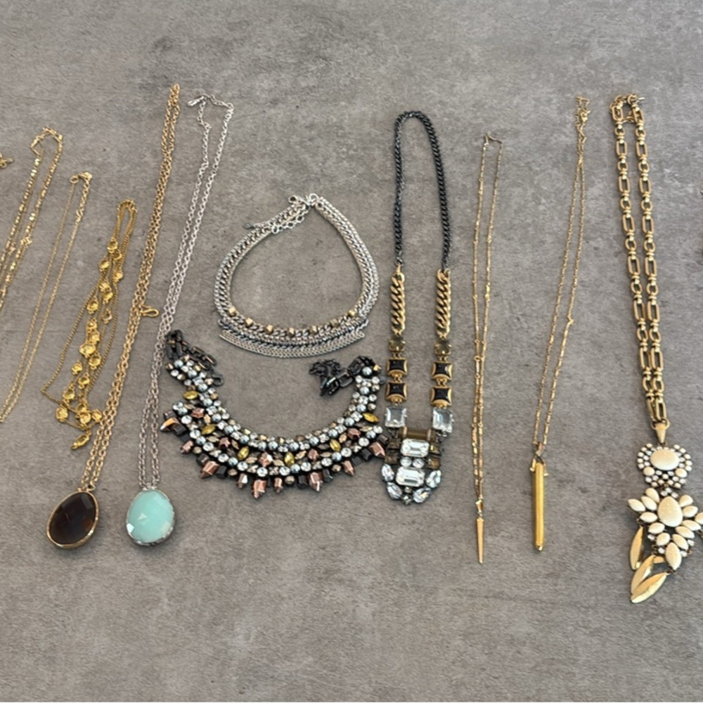 Stella & Dot Gold and Silver Necklace Collection